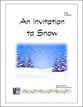 An Invitation To Snow SATB choral sheet music cover